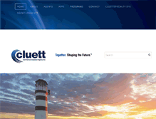 Tablet Screenshot of cluettinsurance.com
